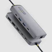 USB-C to Dual-DP Multiport Hub 100W
