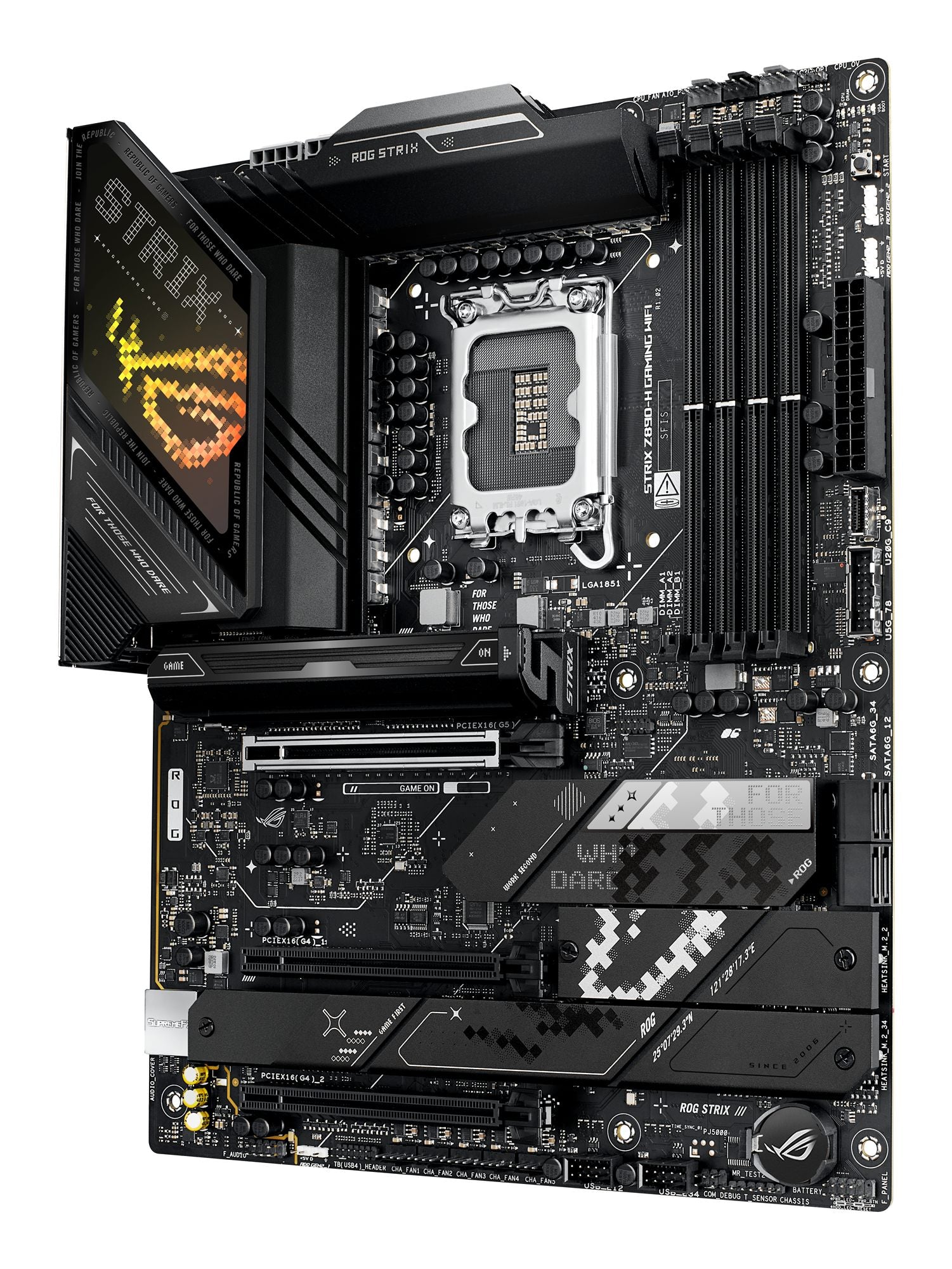 ASUS ROG STRIX Z890-H GAMING WIFI LGA 1851 DDR5 ATX motherboard 1xHDMI 1xDP 4xM.2 4xSATA