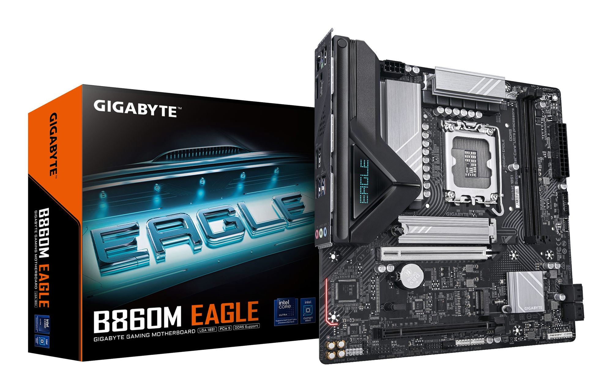 GIGABYTE B860M EAGLE carte mere Intel B860 LGA 1851 (Socket V1) micro ATX