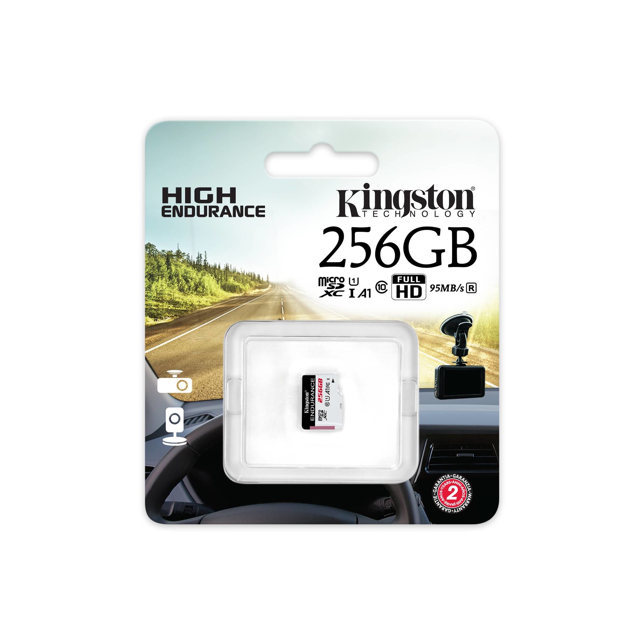 KINGSTON 256Go microSDXC Endurance 95R/45W C10 A1 UHS-I Card Only