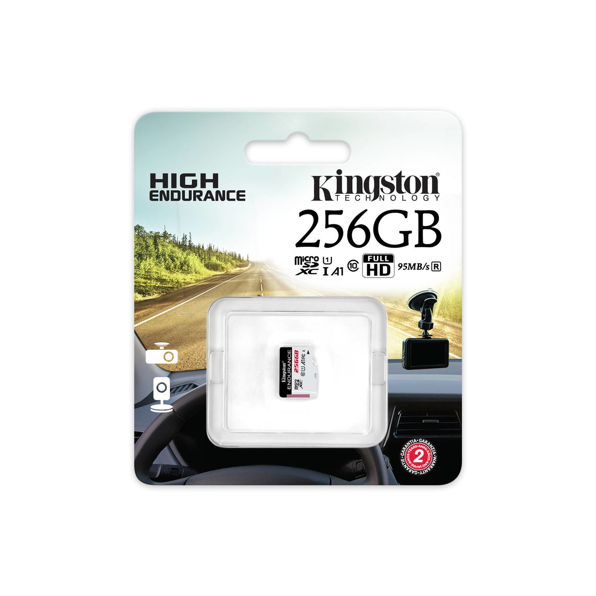 KINGSTON 256Go microSDXC Endurance 95R/45W C10 A1 UHS-I Card Only