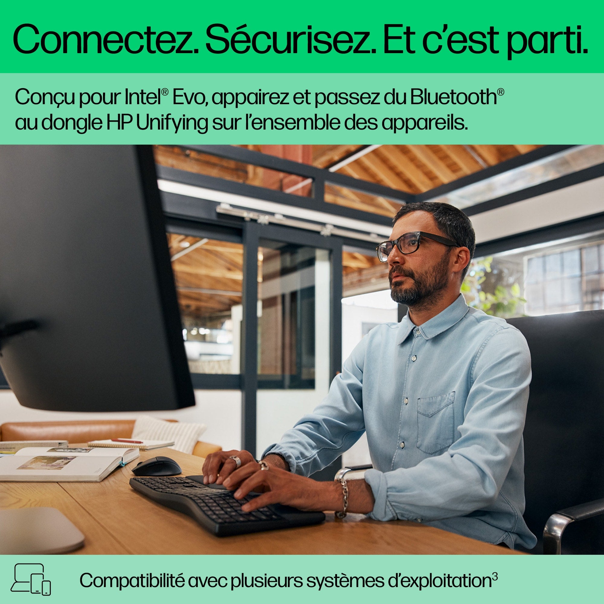 HP 680 CFT Dual-Mode KBD EMEA-INTL Engli