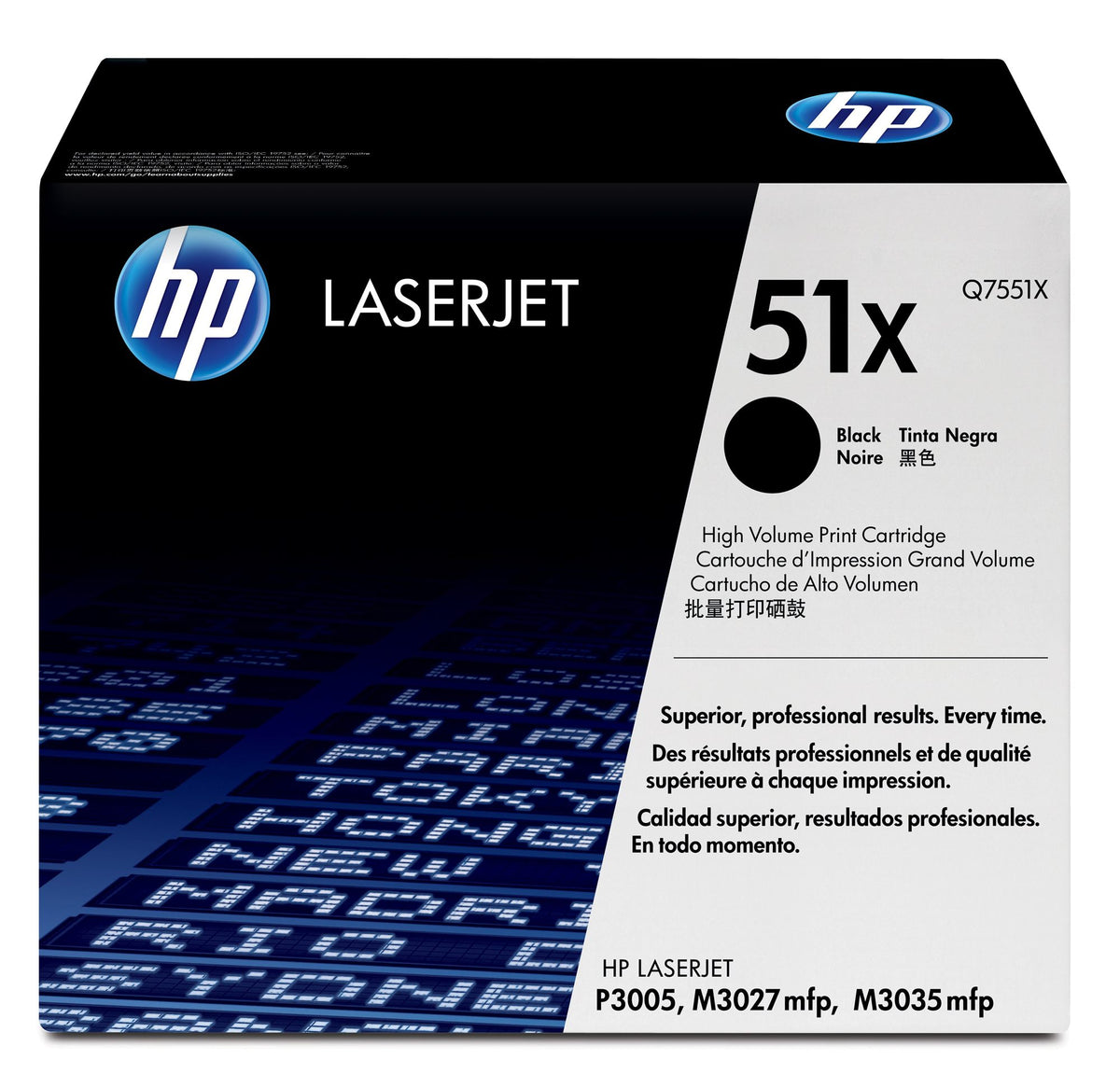 HP 51X toner LaserJet noir grande capacité authentique
