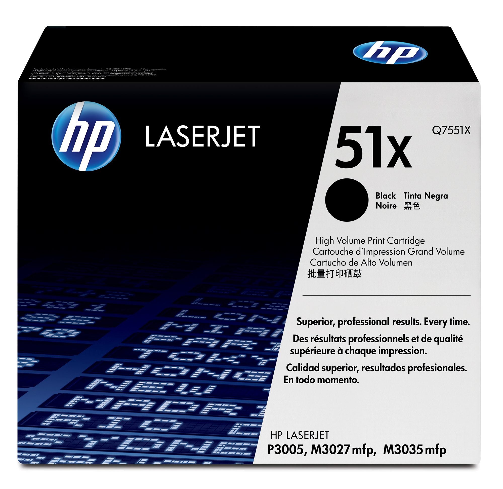 HP 51X toner LaserJet noir grande capacité authentique