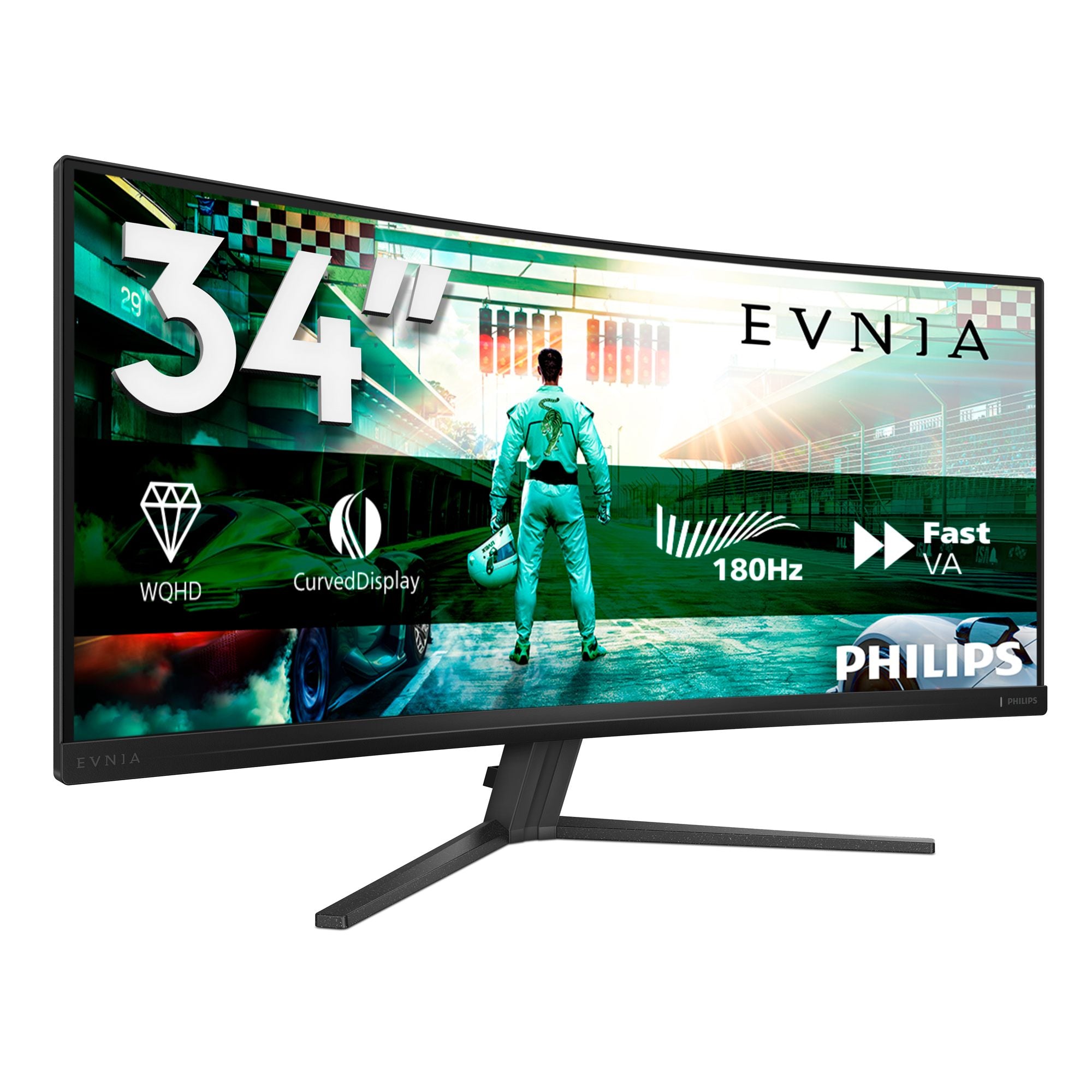 PHILIPS 34M2C3500L 34p VA 3440x1440 HDMI Black/Grey