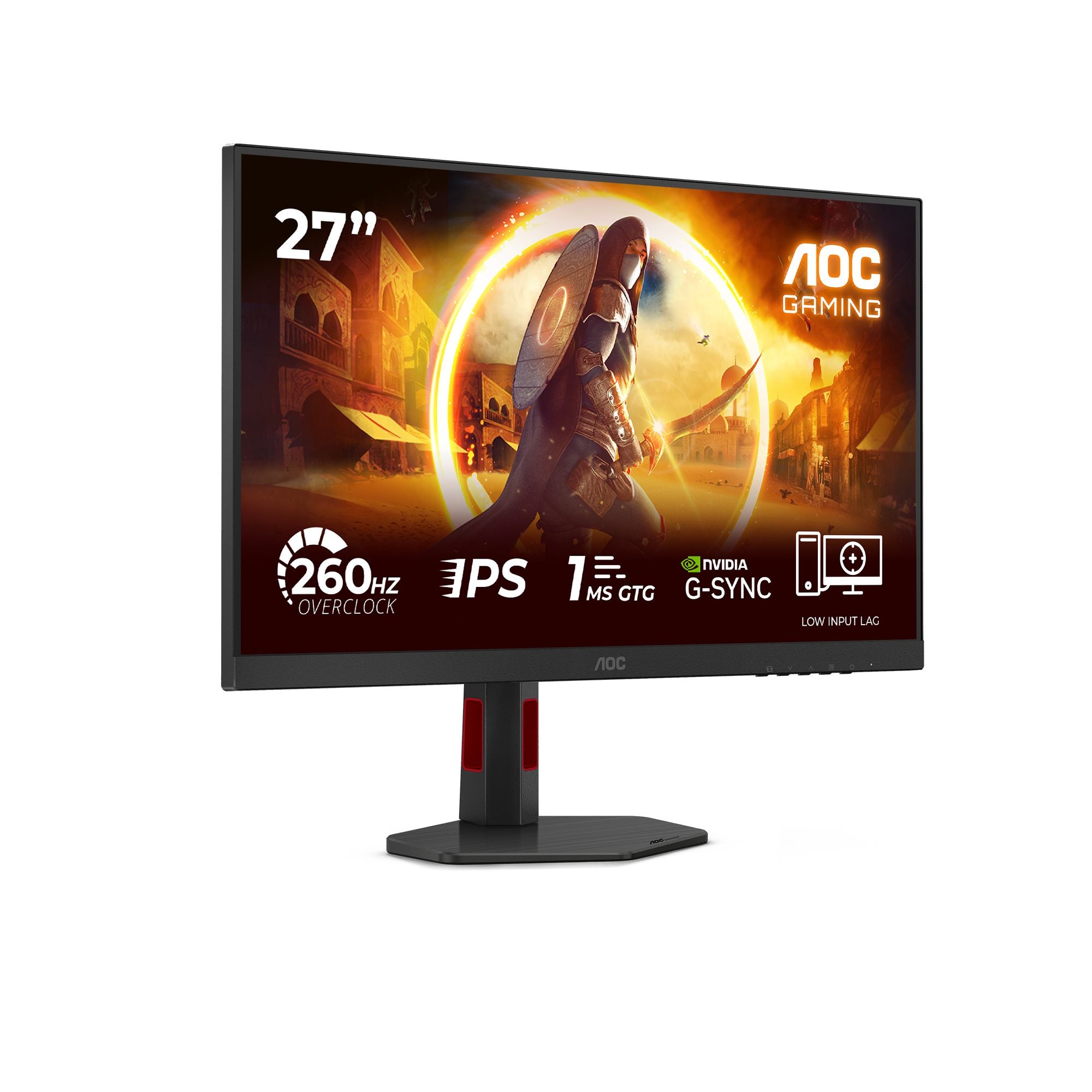 AOC 27G4ZR Gaming 27p 16:9 Fast IPS 260Hz 1920x1080 HAS 130mm 2xHDMI 2.0 DP 1.4
