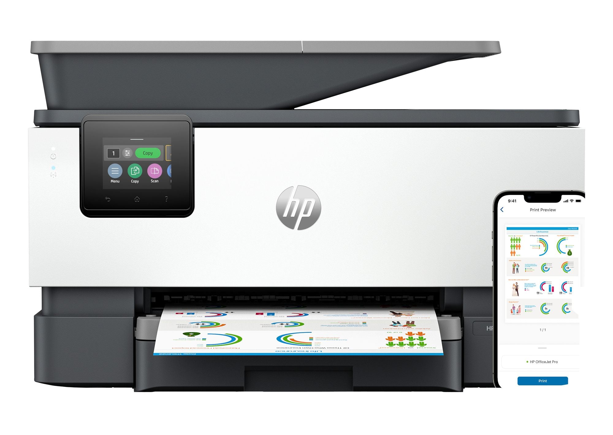 HP OfficeJet Pro 9120e A4 Duplex 1200 x 1200 DPI 22ppm Wi-Fi AirPrint