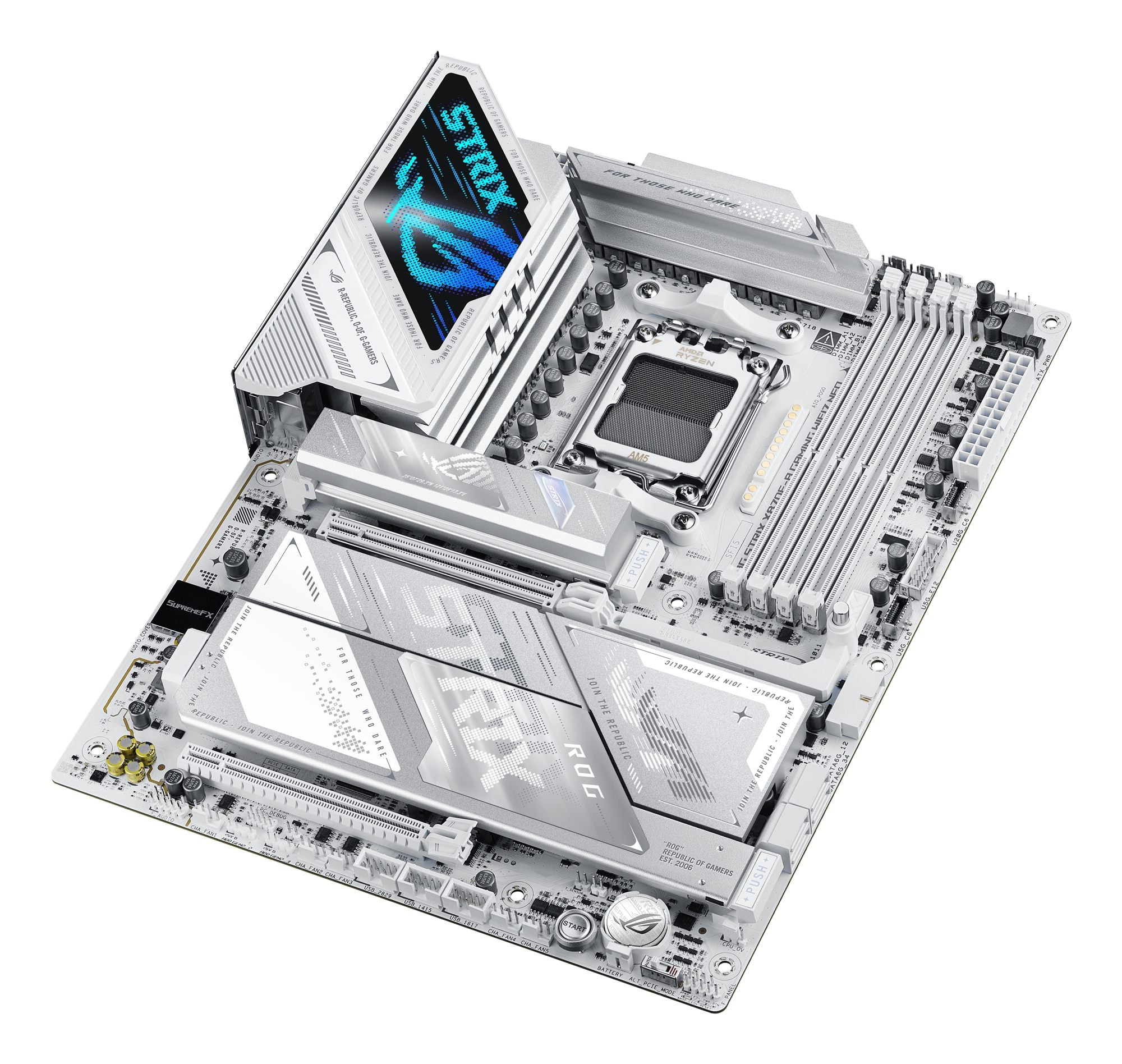 ASUS ROG STRIX X870E-A GAMING WIFI7 NEO ATX motherboard 4xDDR5 1xPCIe 5.0 4xM.2 1xHDMI 4xSATA