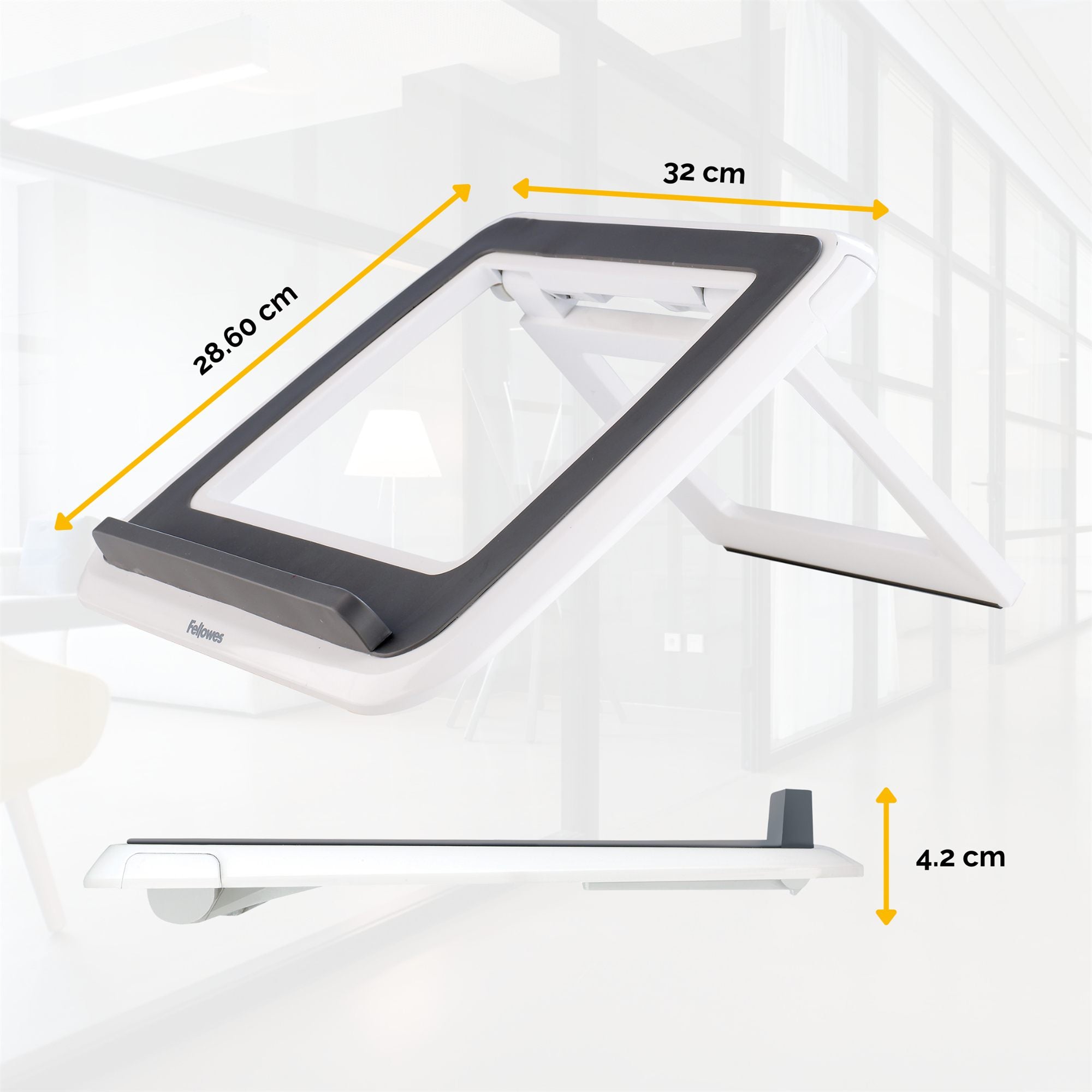FELLOWES I-Spire Series Laptop Quick Lift White