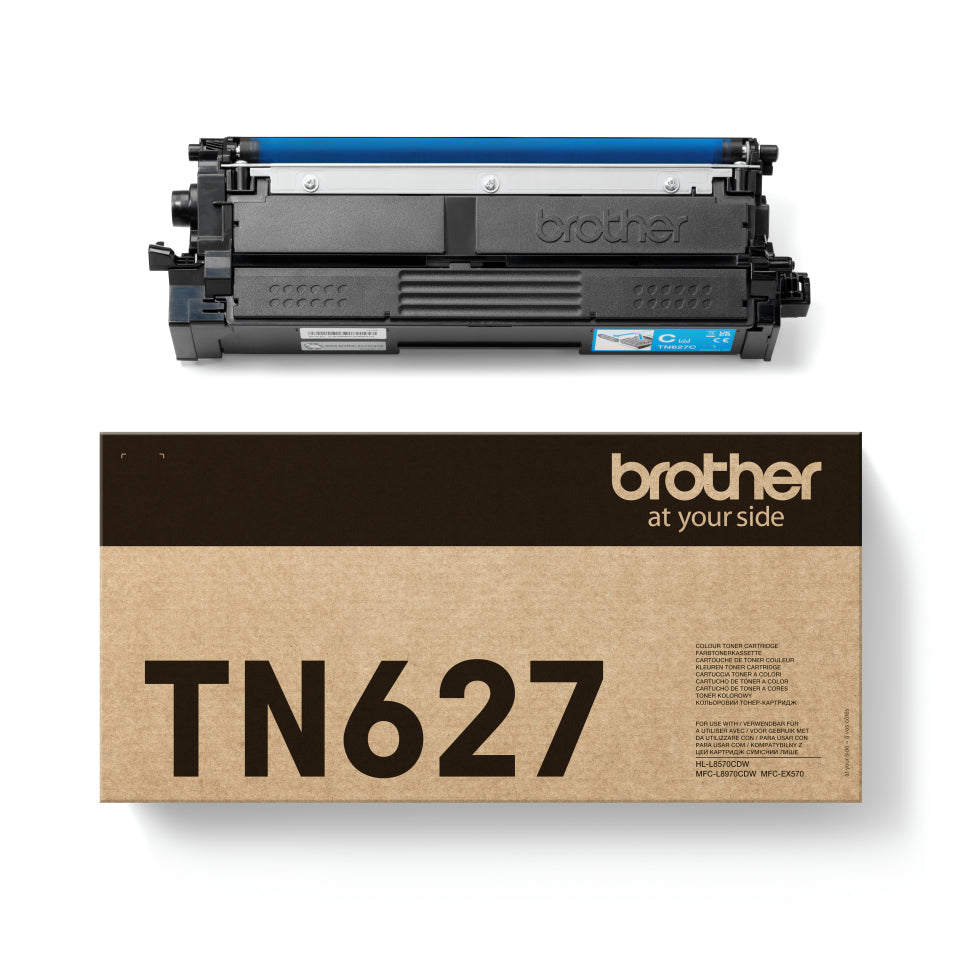 BROTHER TN-627C UHY Cyan Toner Cartridge 10K