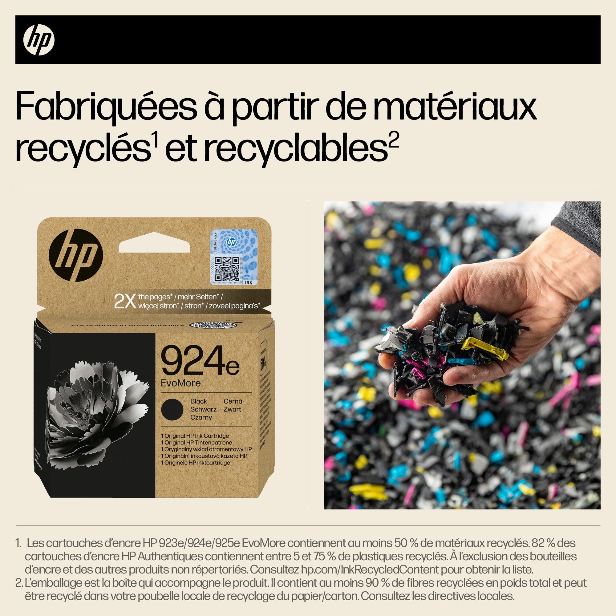 HP 924e EvoMore Black Original Ink Cartridge
