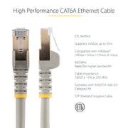 Cable - Grey CAT6a Ethernet Cable 7m