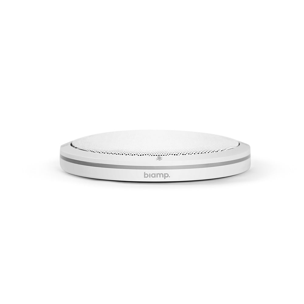 Biamp AVB lowprofile tabletop microphone for use in Tesira systems White