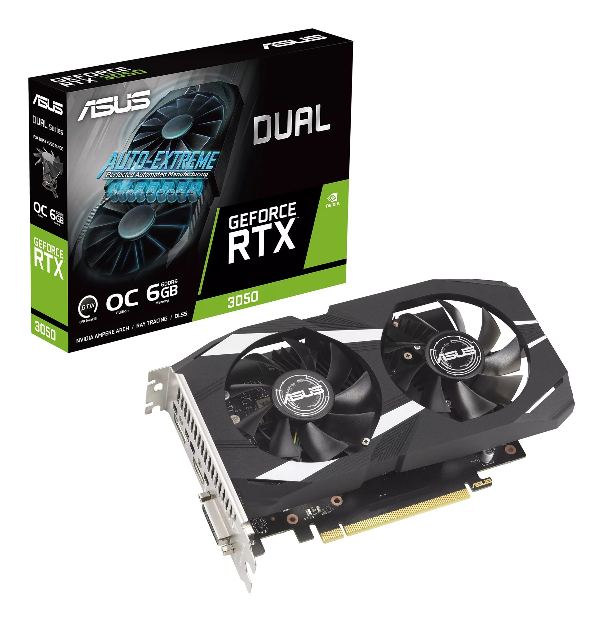 ASUS DUAL RTX 3050 OC 6Go