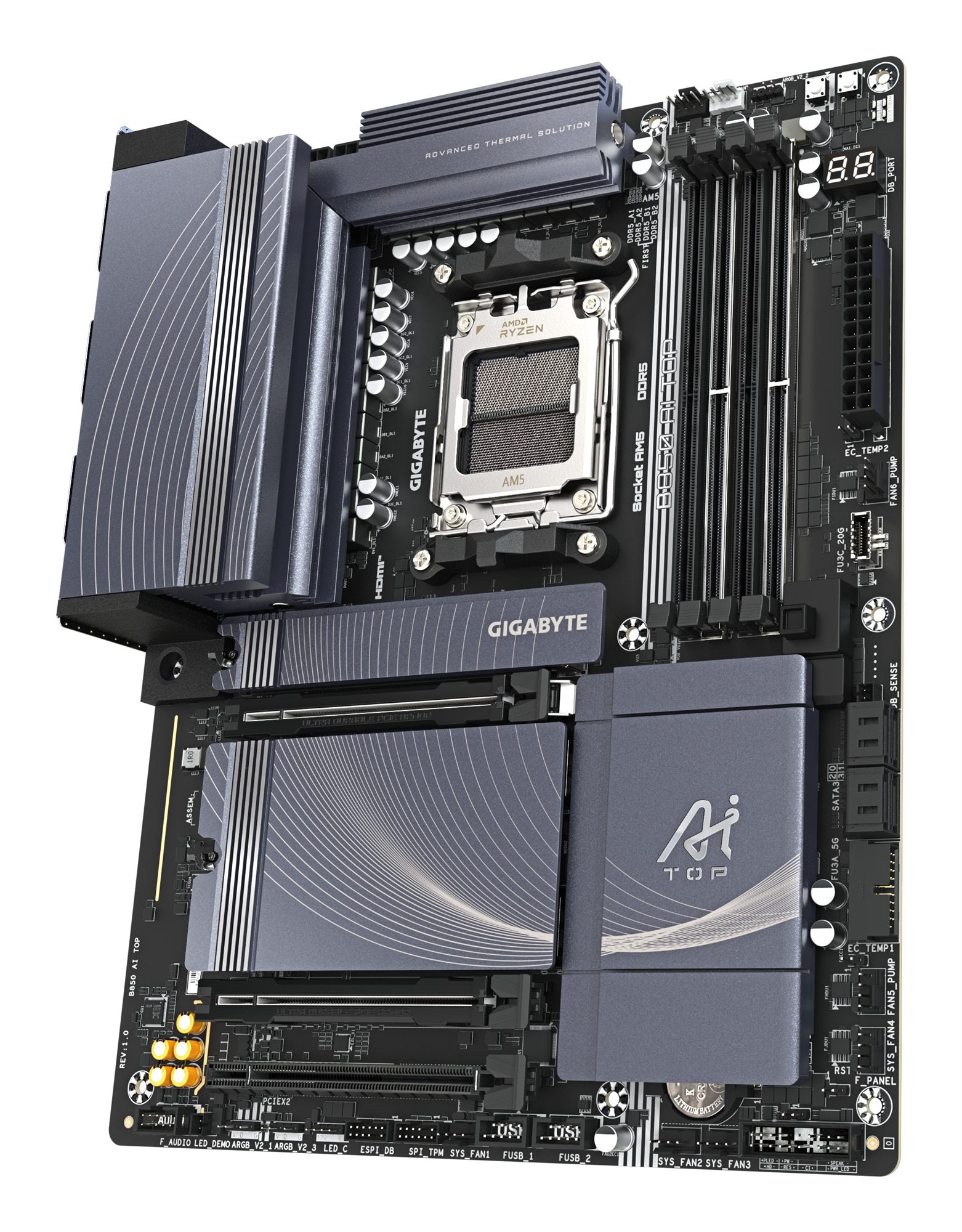 GIGABYTE B850 AI TOP carte mere AMD B850 Emplacement AM5 ATX