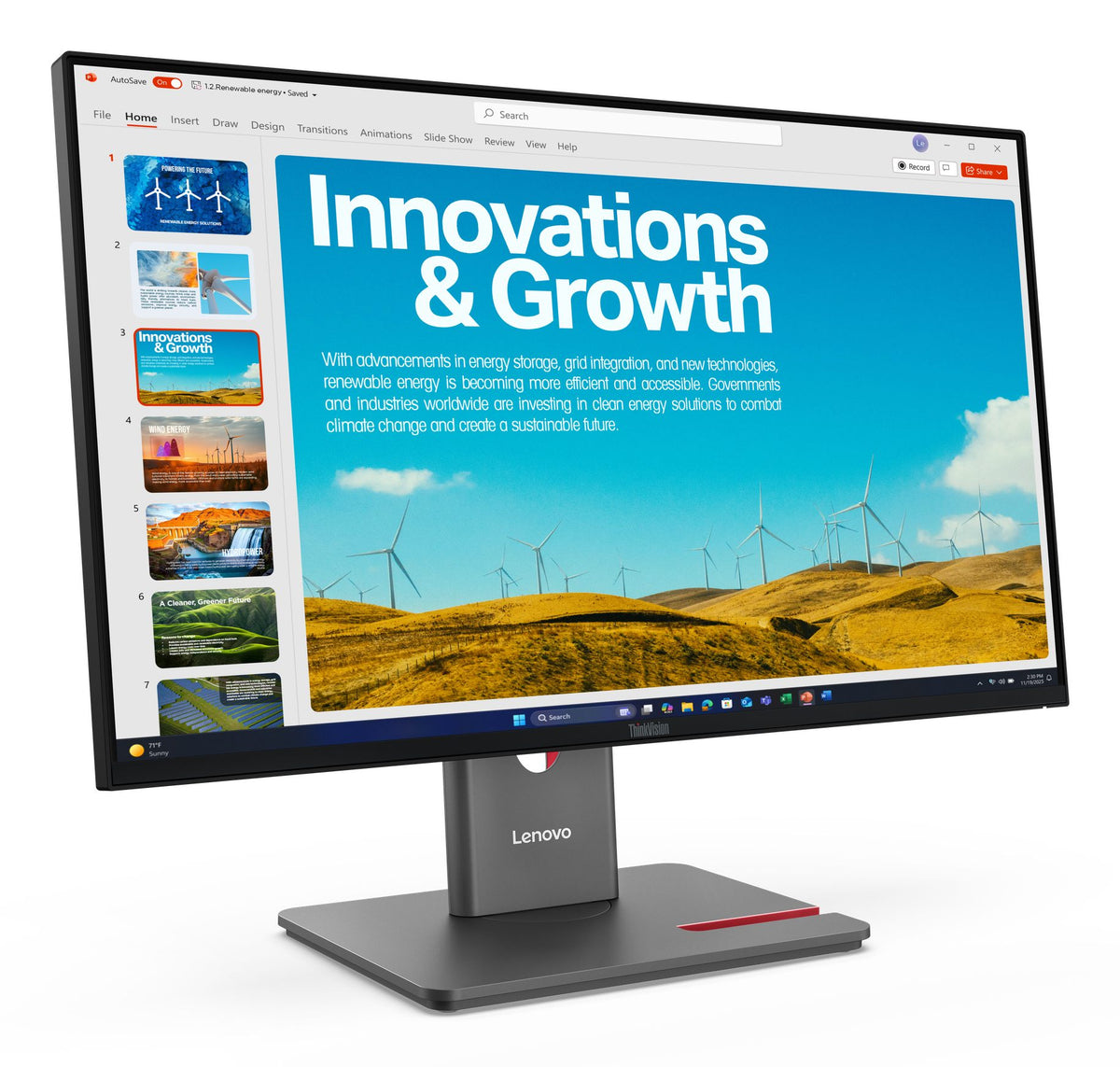 LENOVO ThinkVision P24QD-40 23.8p Monitor HDMI
