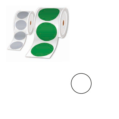 BROTHER Pre-cut and pre-printed round labels calendar tags on rolls Blue 100mm - 250 labels / roll