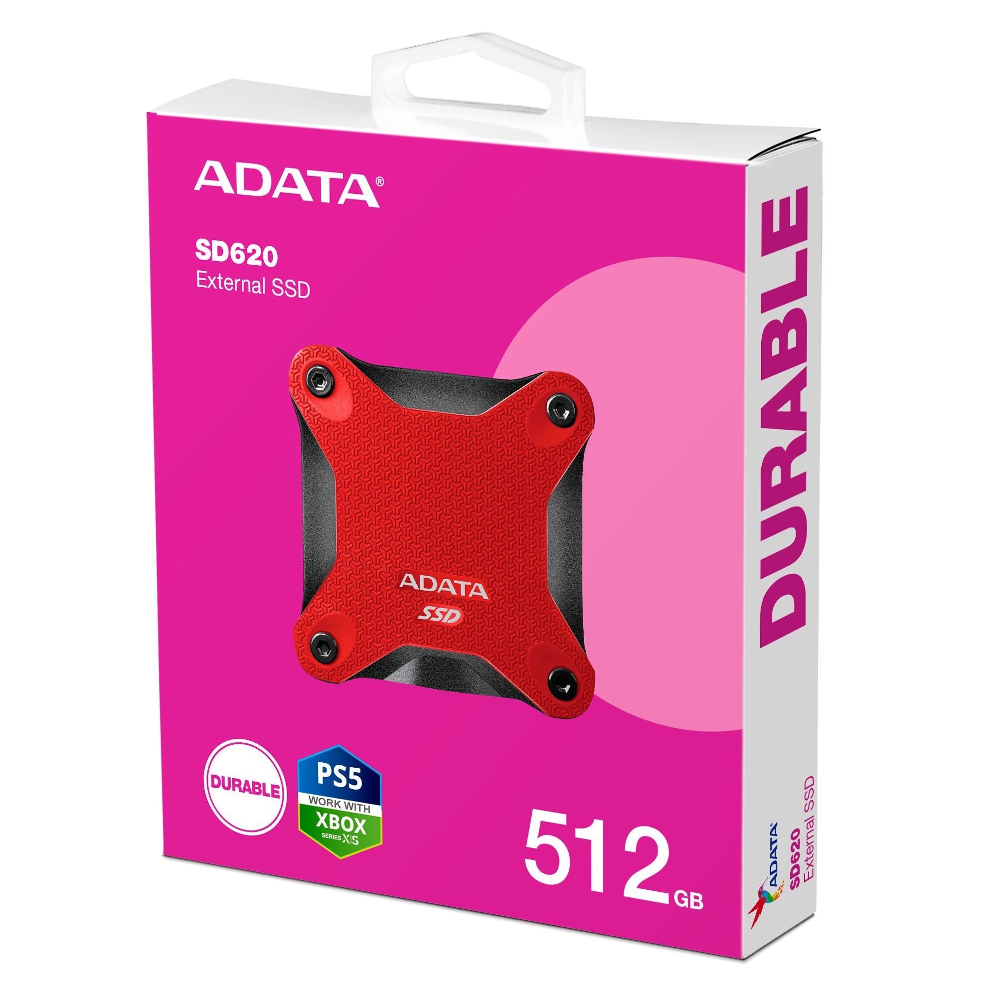 ADATA SD620 512 Go Micro-USB B 3.2 Gen 2 (3.1 Gen 2) Rouge
