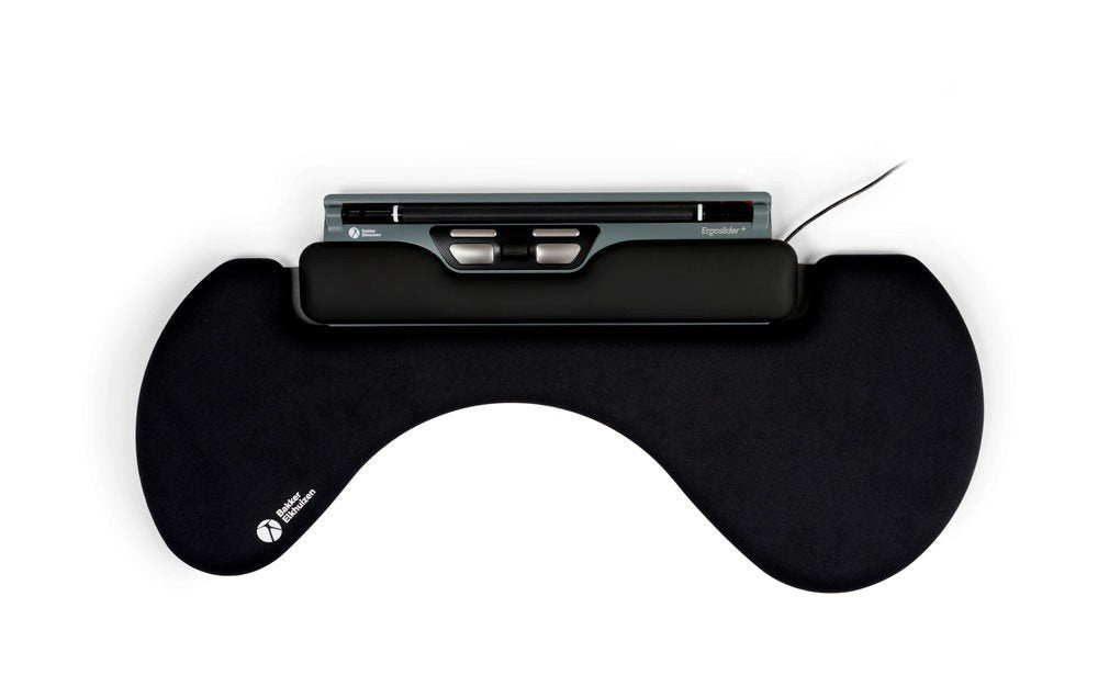 Souris centrale Ergoslider Plus USB noire