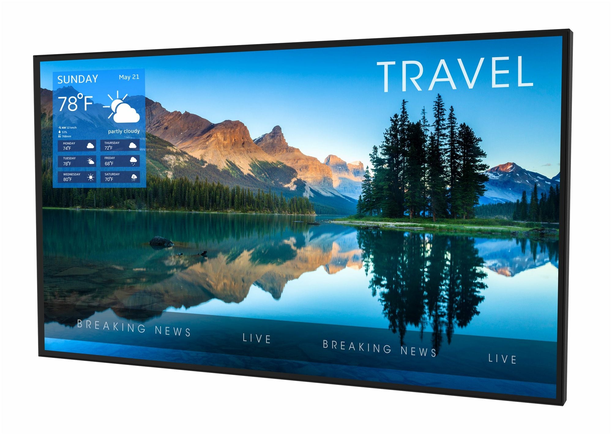 55" Xtreme High Bright Sealed LCD displa