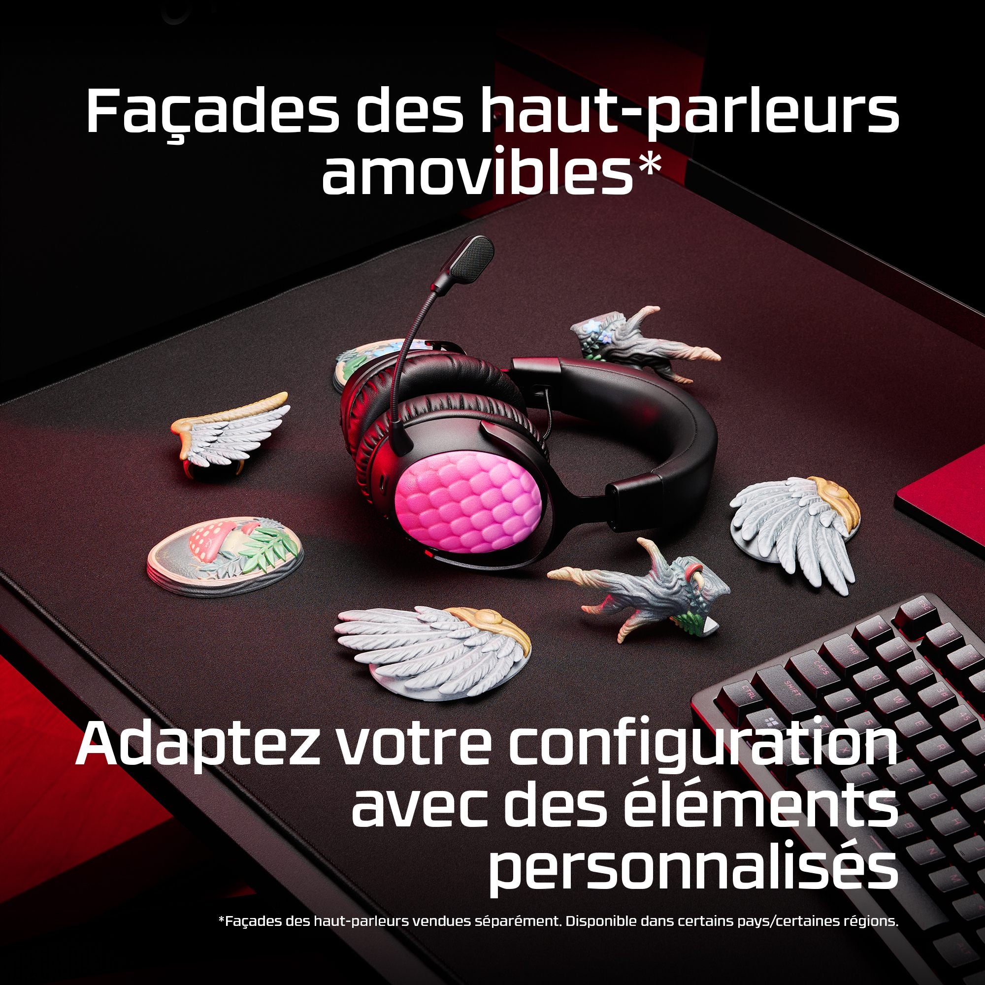 HyperX Cloud III S Wireless - Casque Gaming (Noir-Rouge)