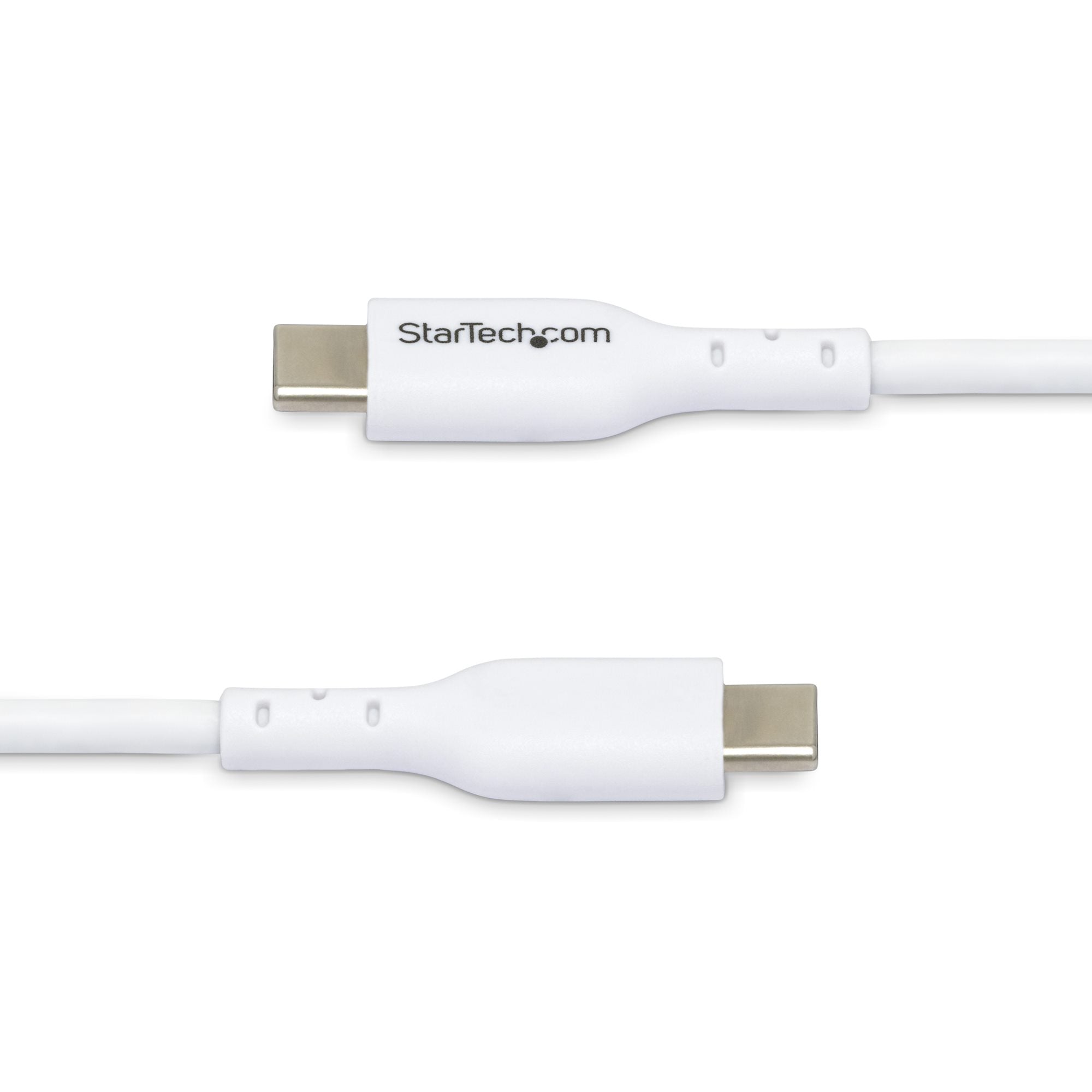 2m 6.6ft White USB-C Cable 2 Pack