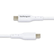 2m 6.6ft White USB-C Cable 2 Pack