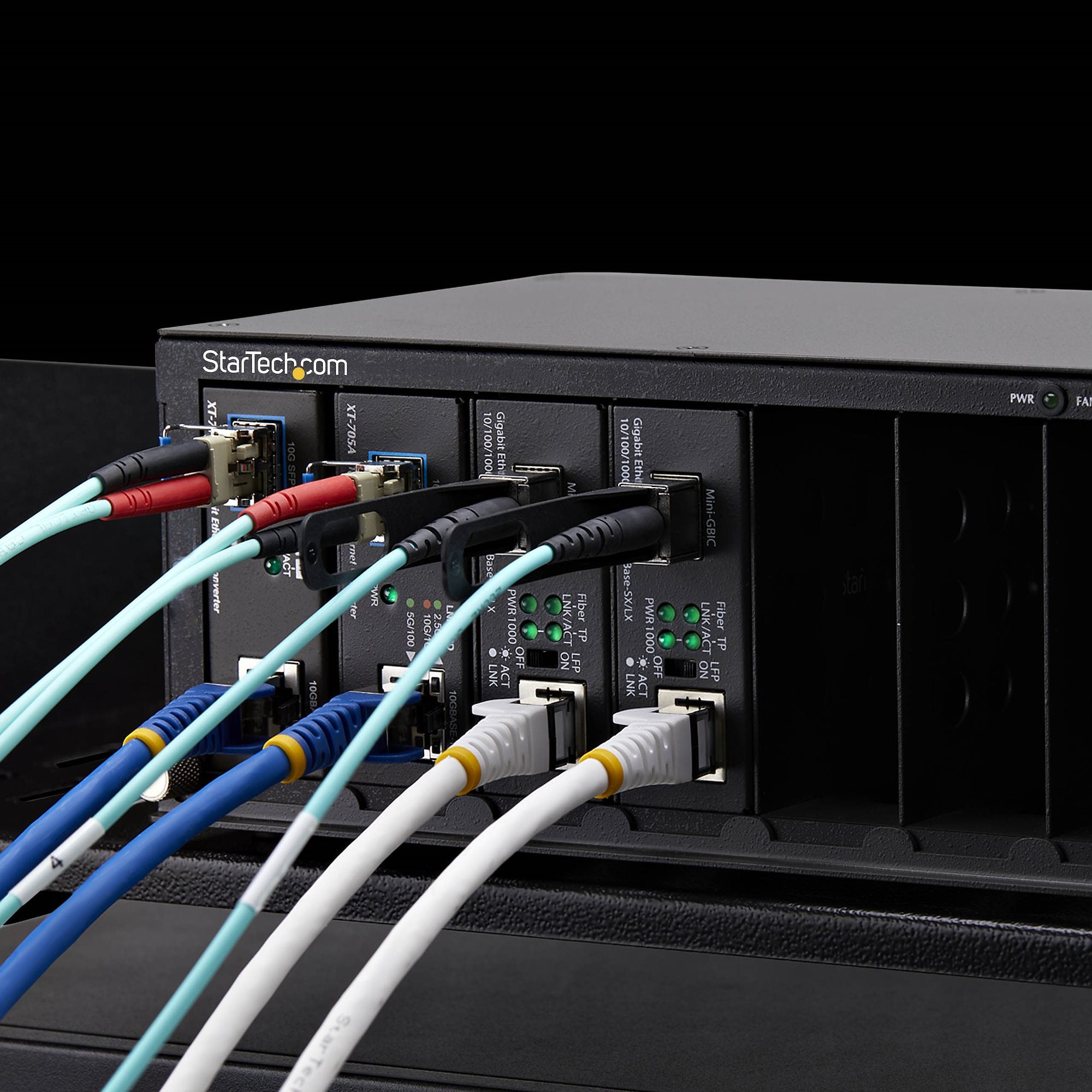 7-Slot Media Converter Chassis TAA