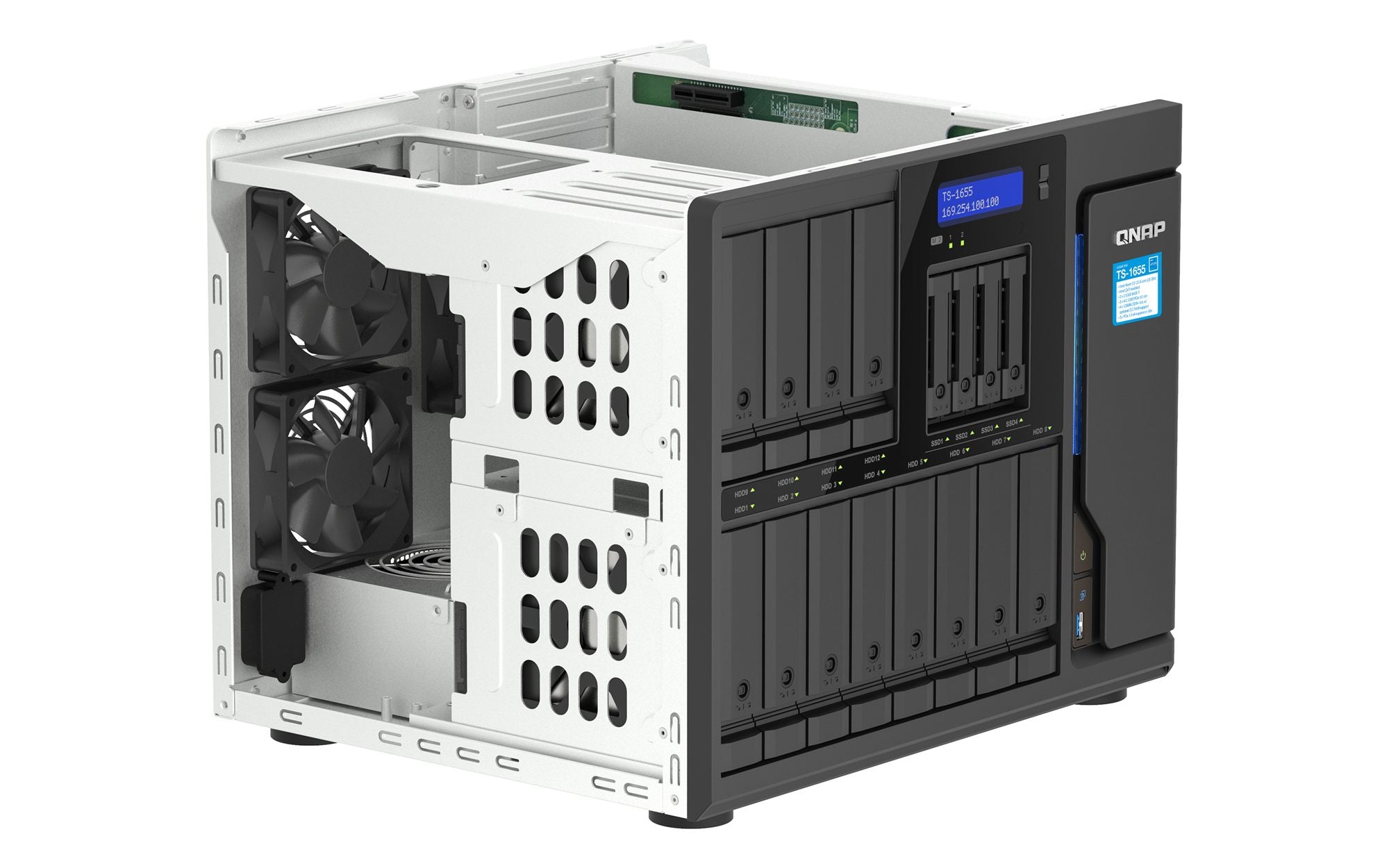16-Bay NAS IntelAtomC5125 8GB DDR4 2.5Gb