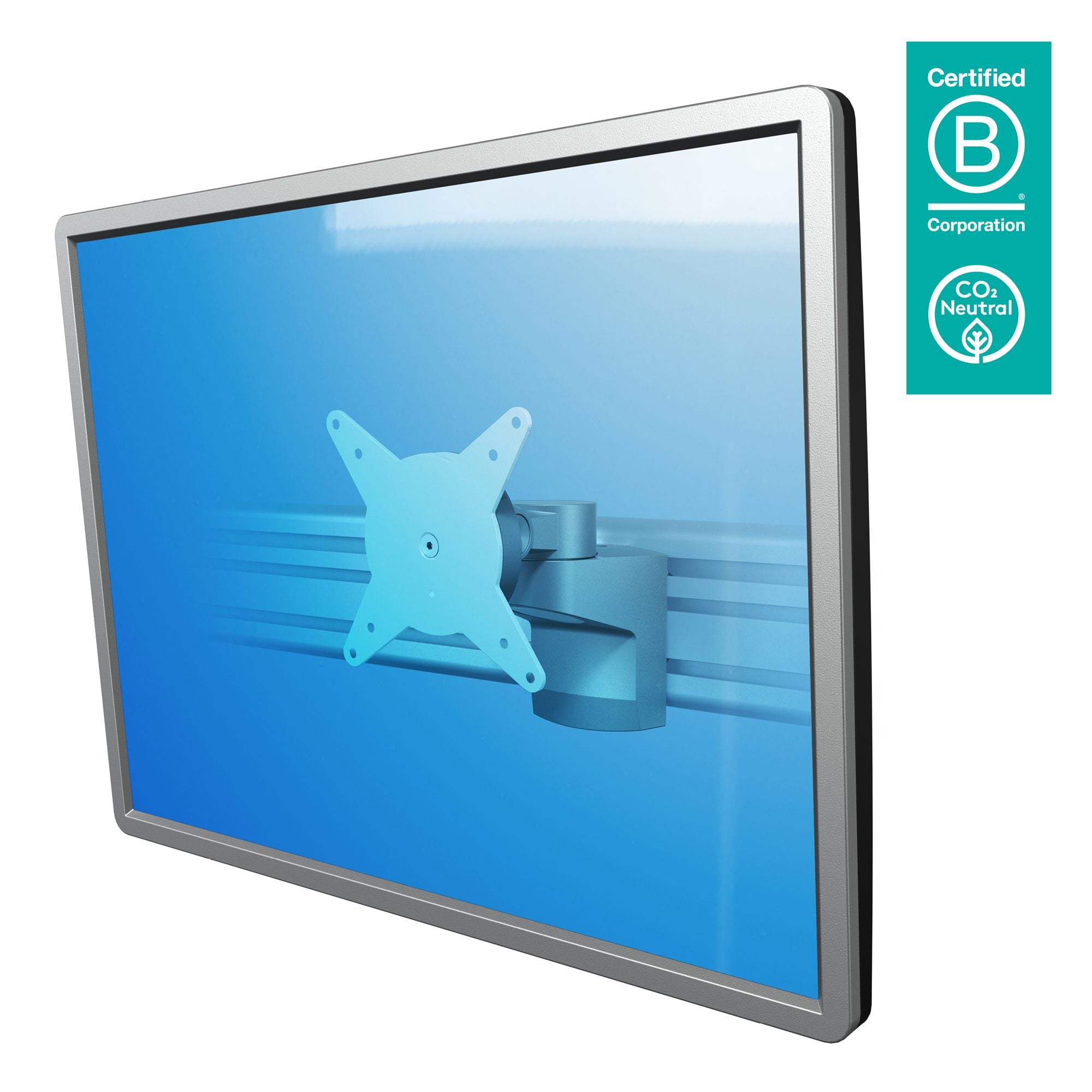 DATAFLEX Support sur rail Viewlite 58402 - 1 écran