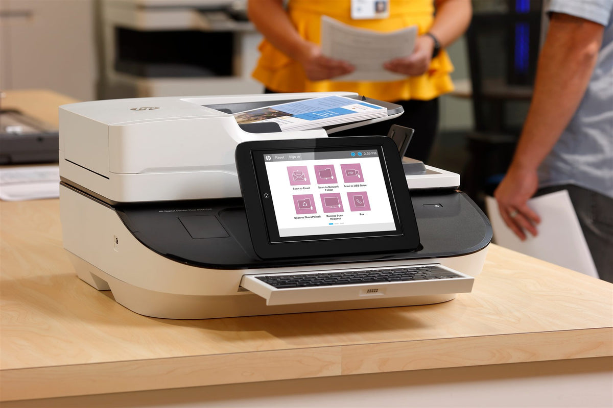 HP Digital Sender Flow 8500fn2 Document scanner CIS Duplex 216x864mm 600dpix600dpi 92ppm ADF 150sheets 10000scans USB LAN