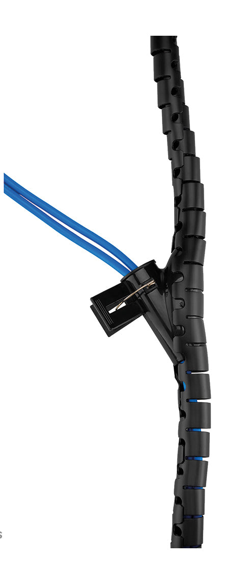 NEOMOUNTS Spiral Cable Wrap 20mm multiple cables black