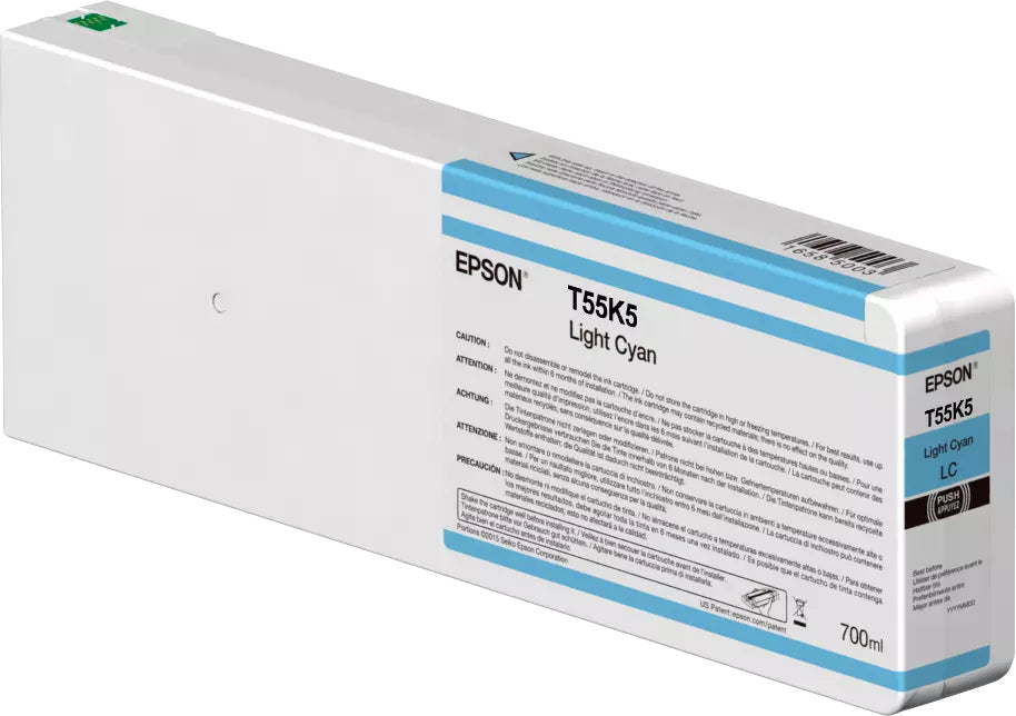 EPSON Singlepack Light Cyan T55K500 UltraChrome HDX/HD