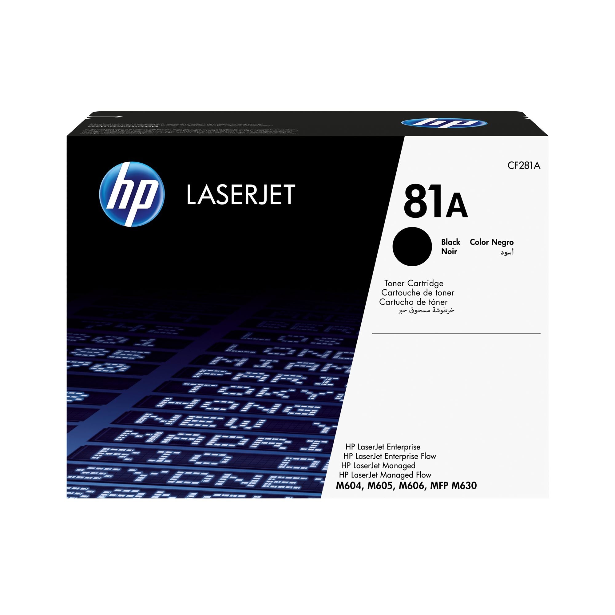 HP 81A original Toner cartridge CF281A black standard capacity 10.500 pages 1-pack