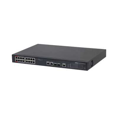 Dahua PFS4218-16ET-240-V3 Commutateur PoE géré 16 ports 100 Mbps + 2 ports Gigabit