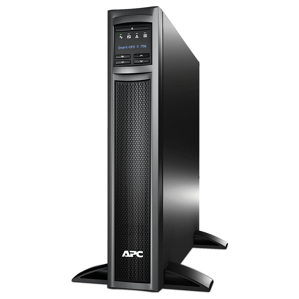 APC Smart-UPS X 750 Rack/Tower LCD UPS rack-mountable AC 230V 600Watt 750VA output connectors 8 2U Black