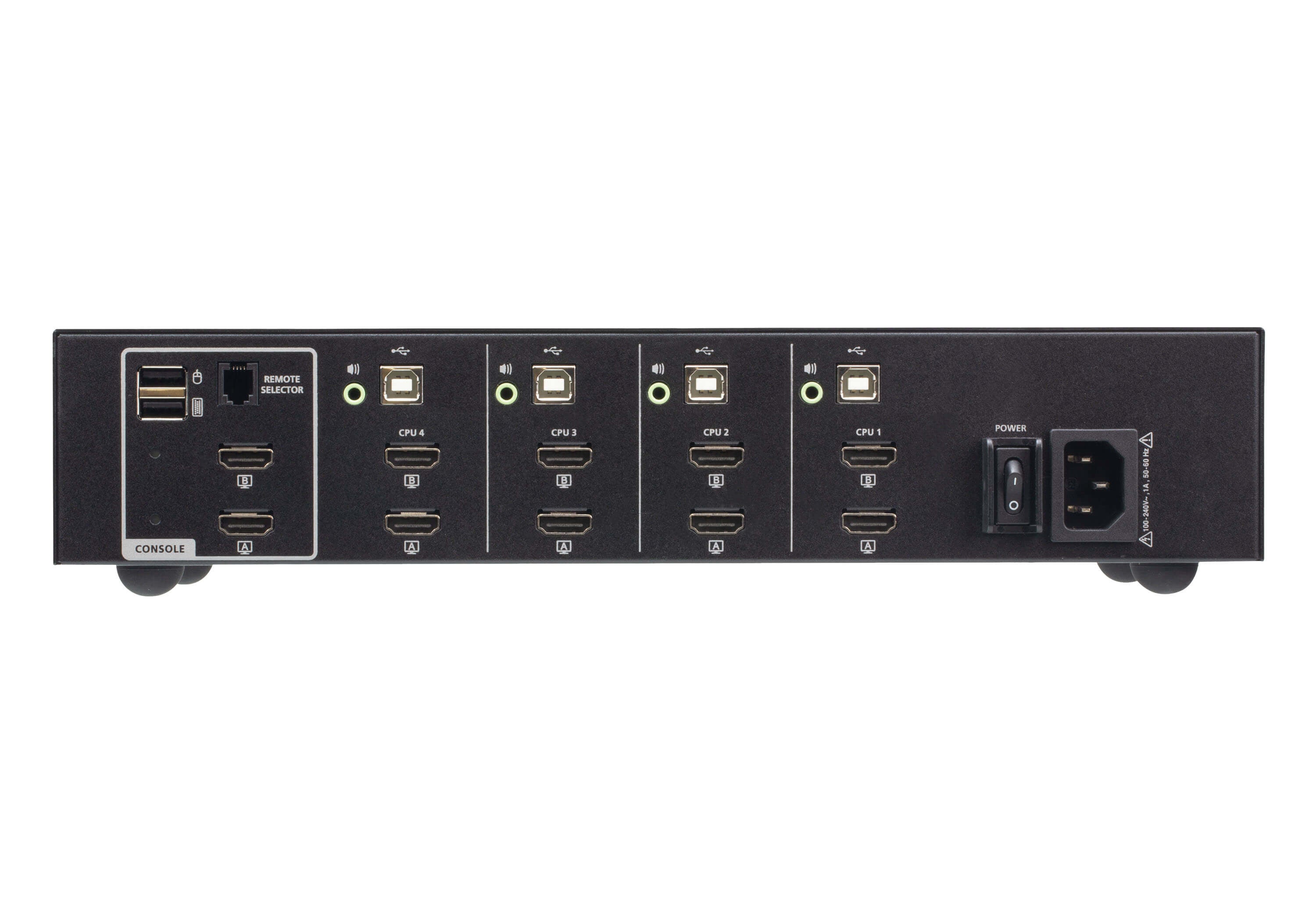 Aten CS1144H4-AT-G 4P USB HDMI Double Écran PP4 Sécurisé KVM