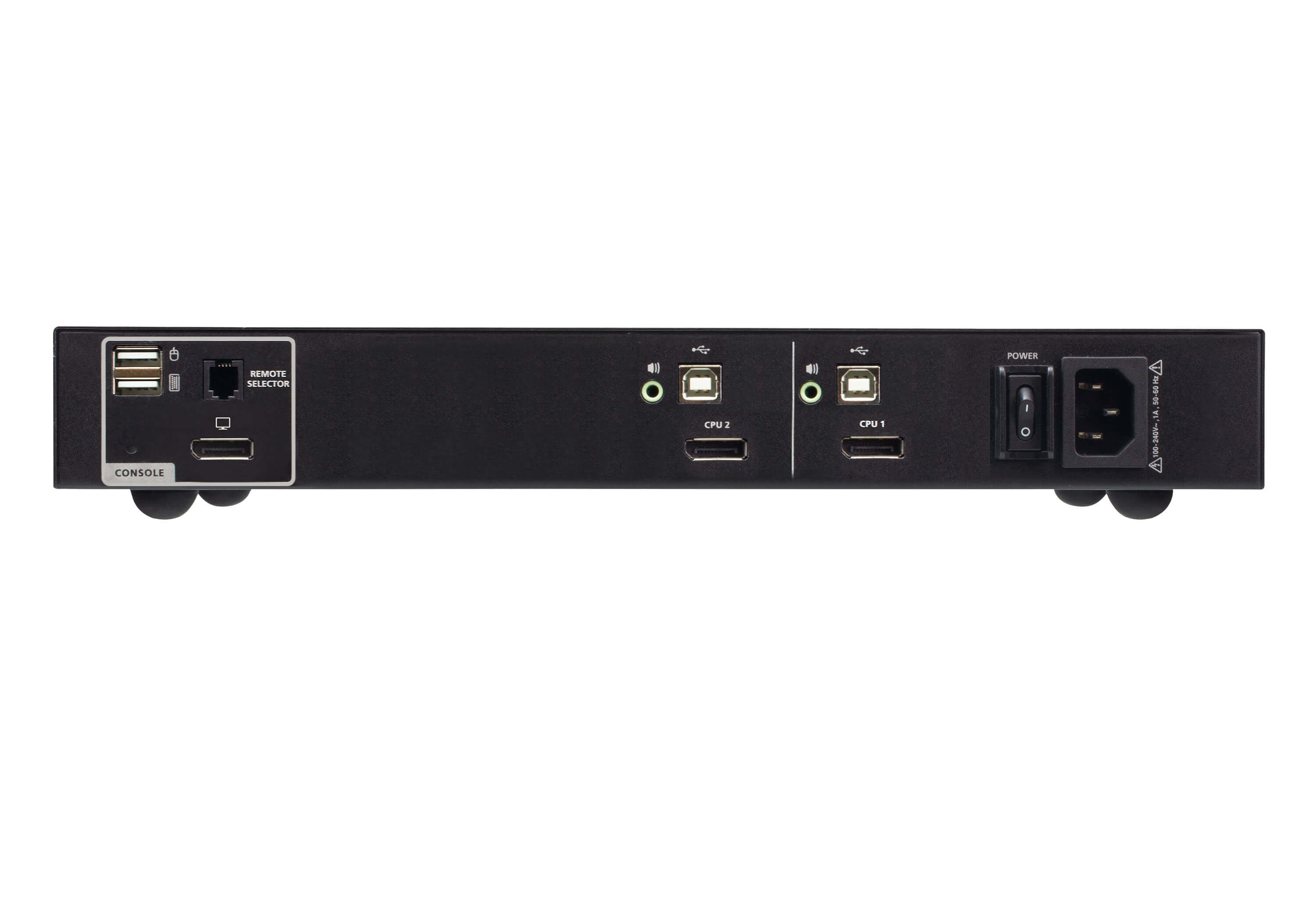 ATEN CS1182DP4 KVM Militaire DP/USB 2PORTS +LECT. CARTES
