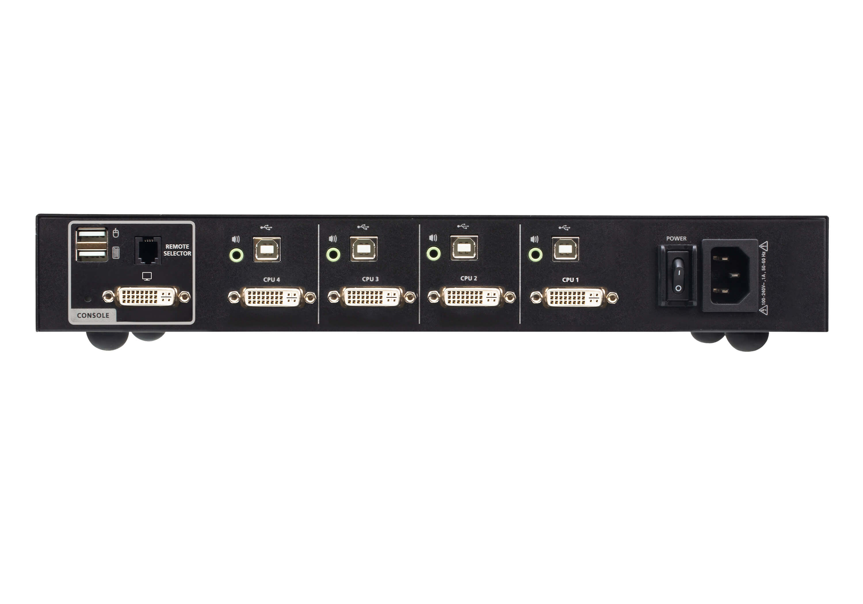 ATEN CS1184D4 Switch KVM Militaire DVI/USB 4 Ports (PSDPP4)