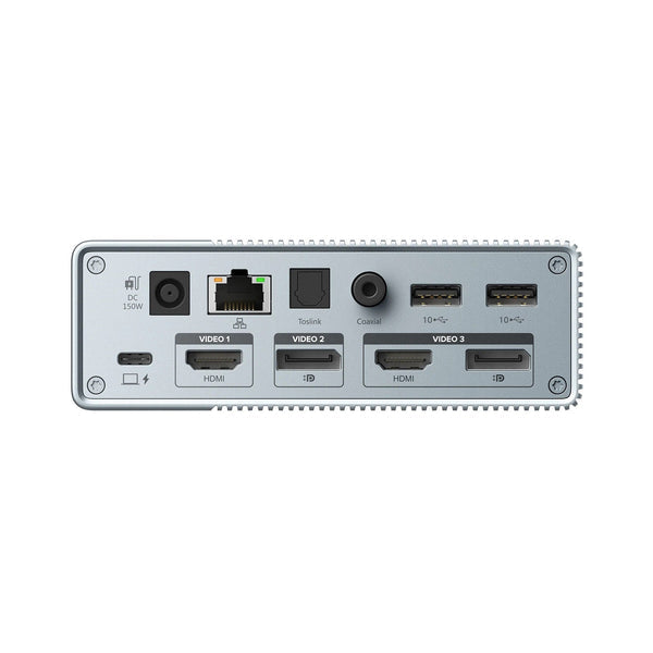 TARGUS HyperDrive Universal GEN2 15-in-1 USB-C Triple Video Docking Station - For MST enabled devices
