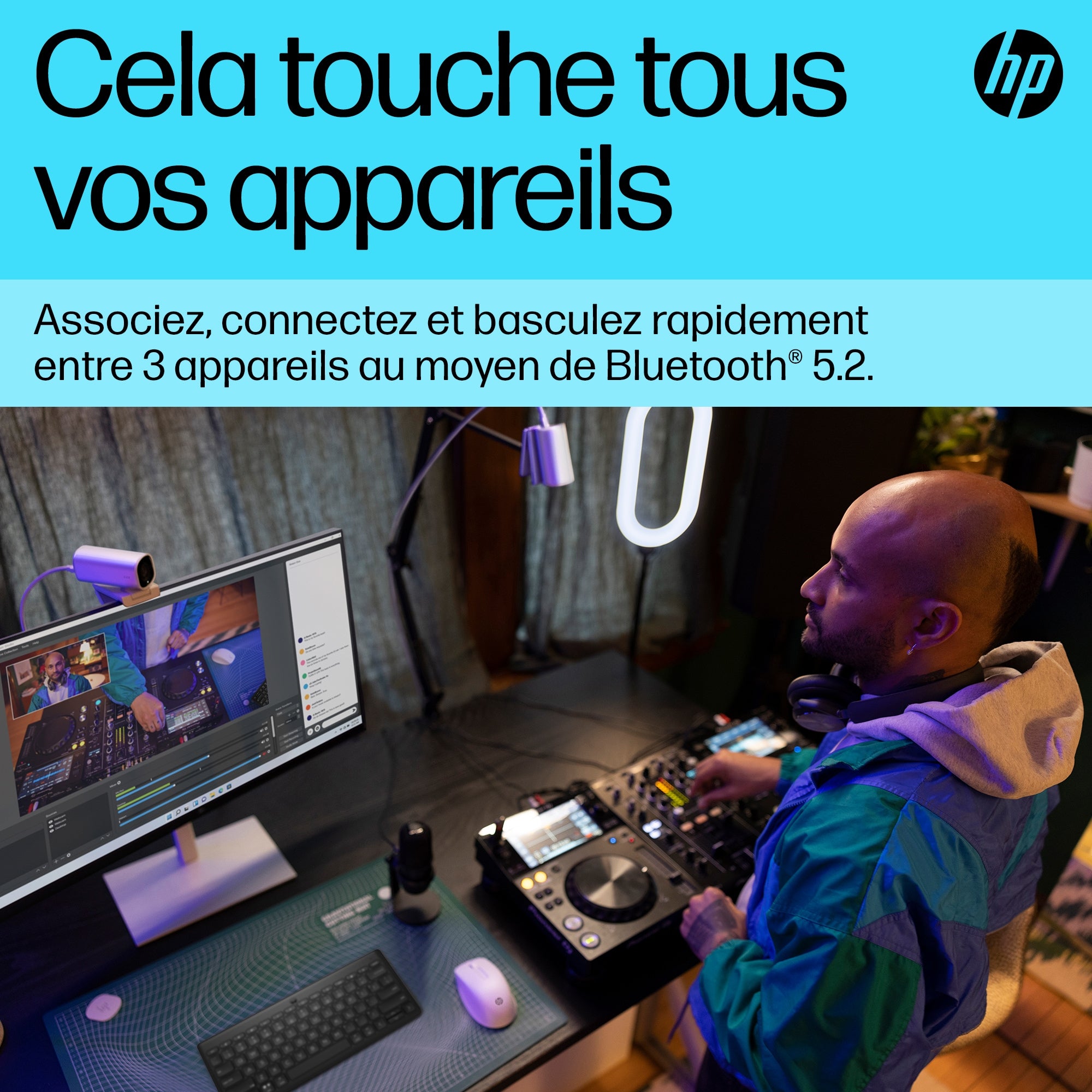 HP 350 BLK Compact Multi-Device KBD EMEA
