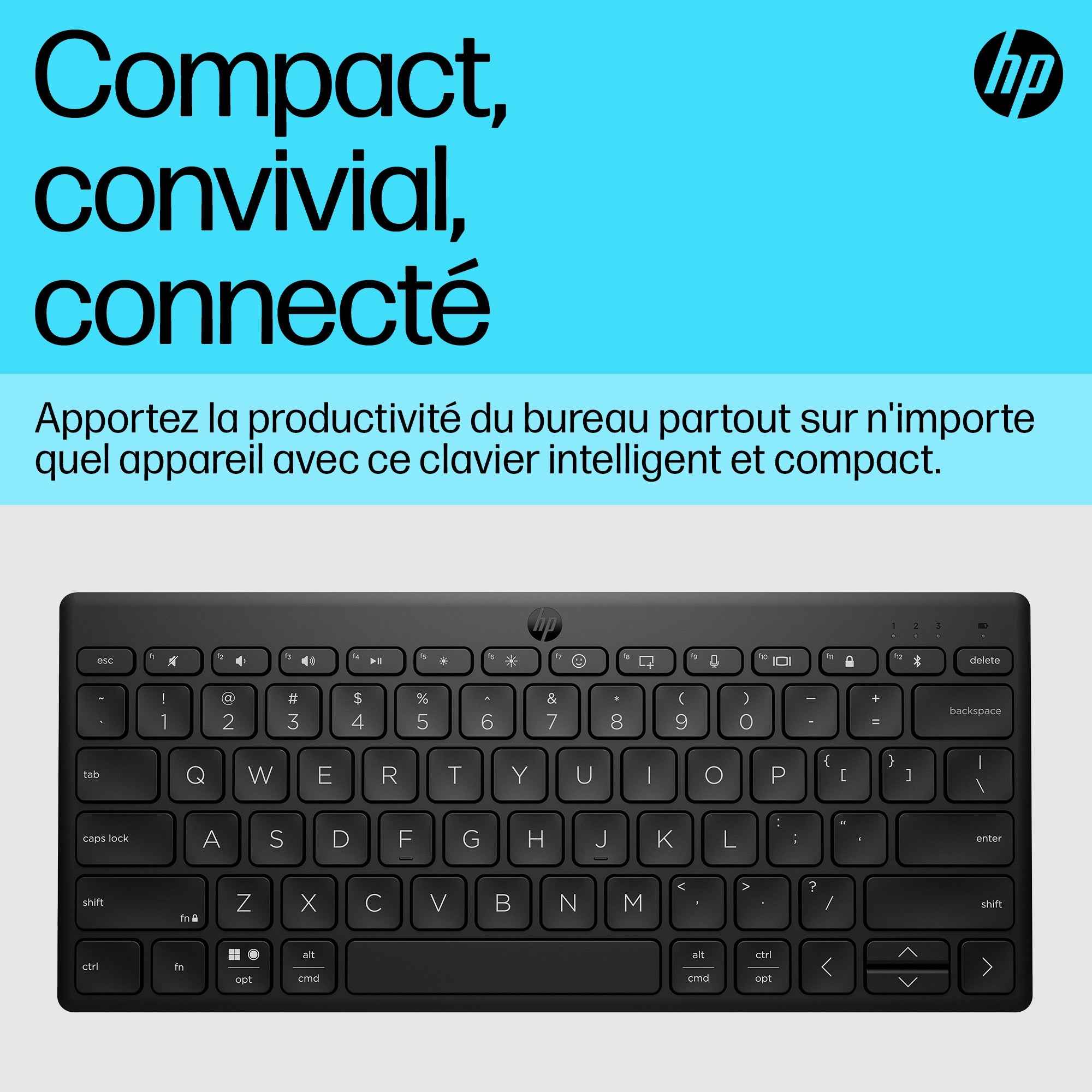 HP 350 BLK Compact Multi-Device KBD EMEA