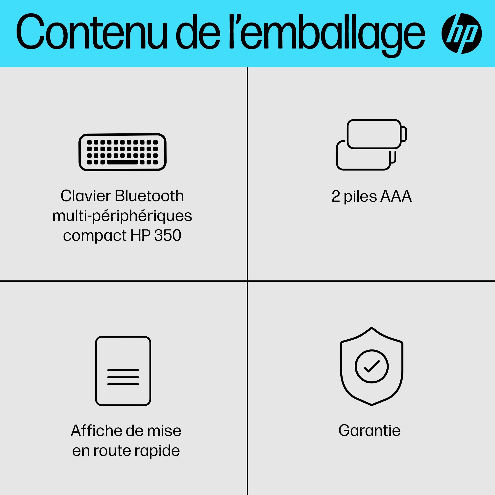 HP 350 BLK Compact Multi-Device KBD EMEA