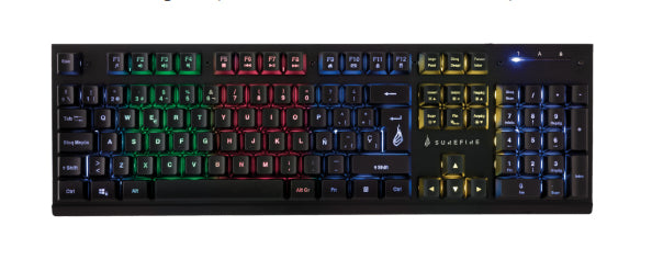 VERBATIM SUREFIRE KINGPIN X2 MULTIMEDIA METAL RGB GAMING KEYBOARD AZERTY FRENCH WCF (P)