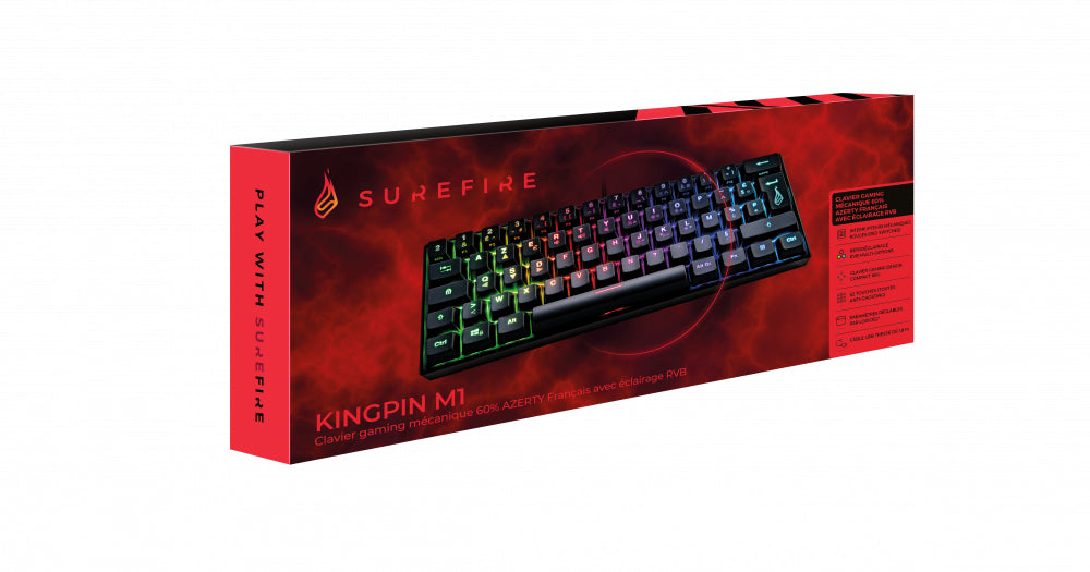 SureFire KingPin M1 Gaming Keyboard AZER