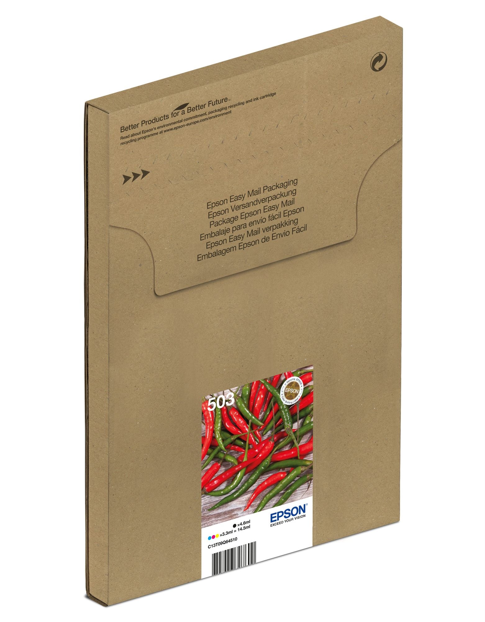 Ink/503 Chillies MultiPck 4col EasyMail