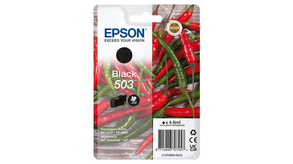 EPSON 4LB Singlepack Black 503 Ink