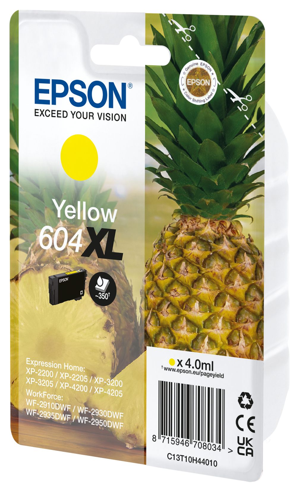 EPSON 1LB Singlepack Yellow 604XL Ink w/s