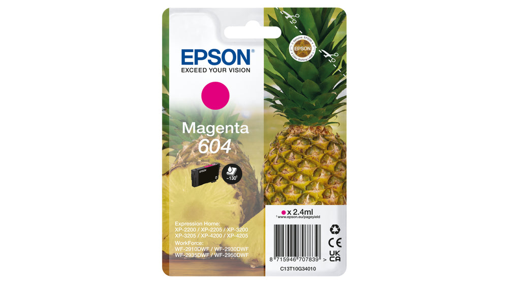 EPSON 1LB Singlepack Magenta 604 Ink
