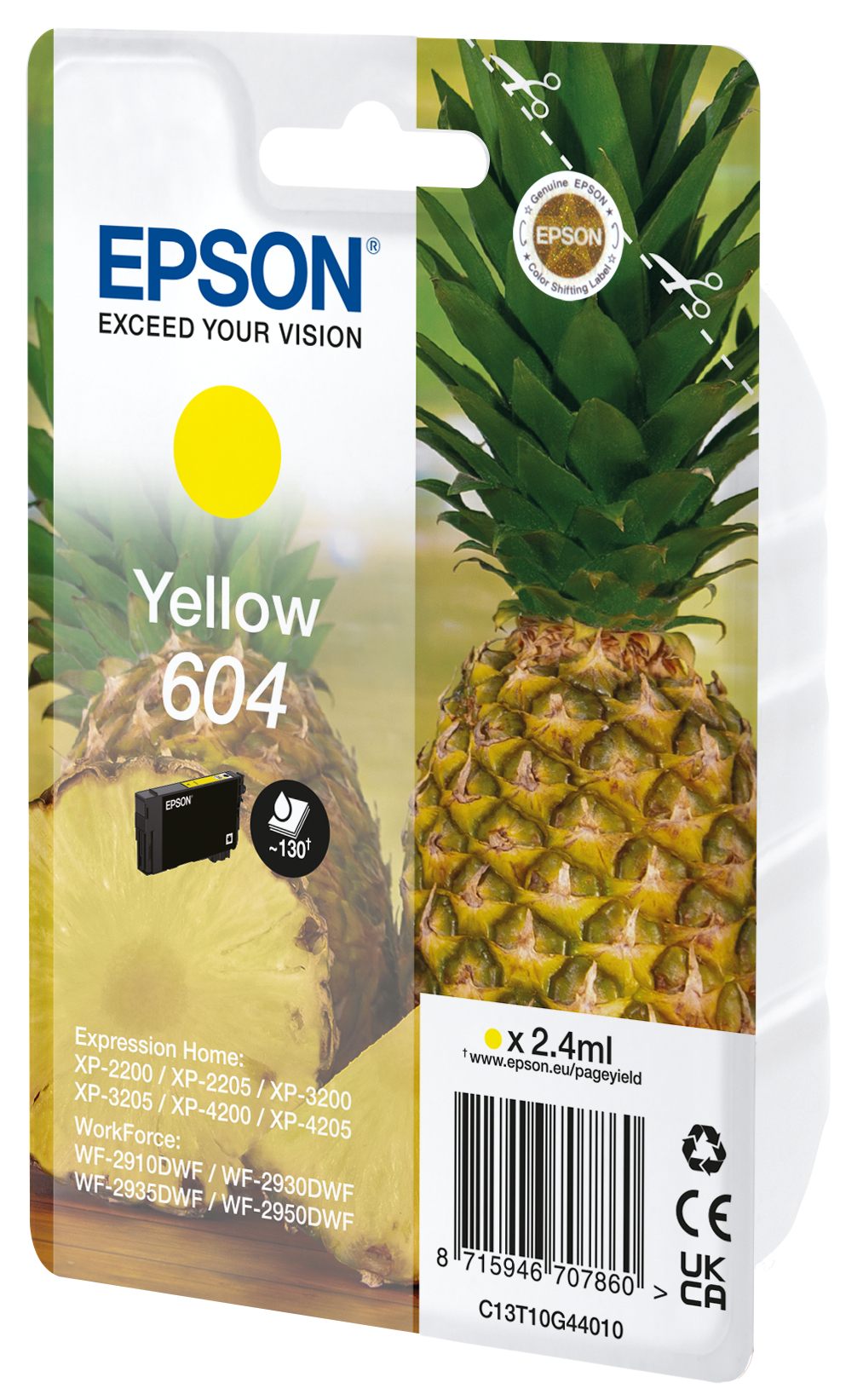 EPSON 1LB Singlepack Yellow 604 Ink w/s